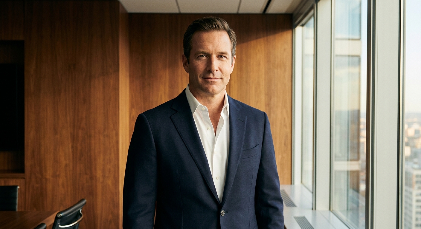 Executive man optimizing health with LX Medical mens health program