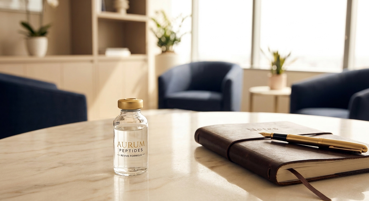 Precision peptide therapy vial in clinical setting